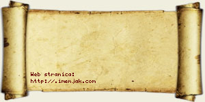 Jana Zobenica vizit kartica